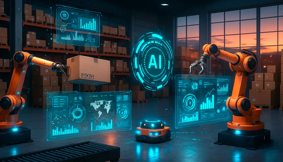 Supply Chain Inteligente: como a IA está redefinindo a Logística Industrial